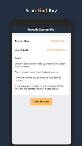 Barcode Scanner Pro for Amazon Shopping screenshot 1