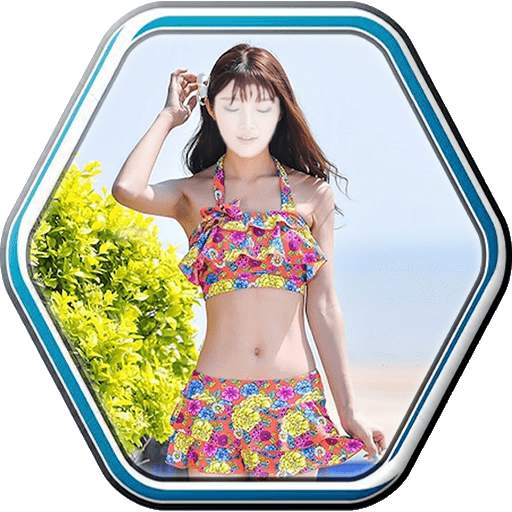 Women Swim Dress Photo Montage 1.5