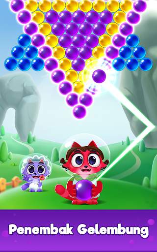 Game Kucing: Bubble Shooter 3D screenshot 9