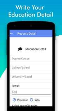 Resume Builder:Free CV Maker Templates,PDF formats screenshot 2