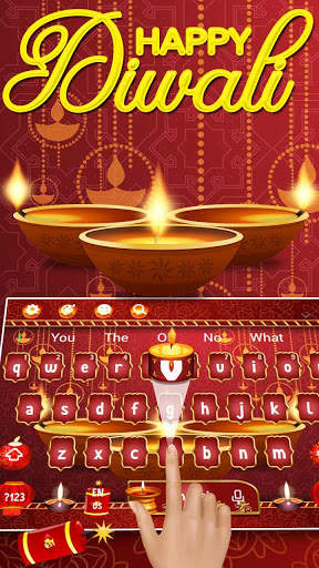 Happy Diwali 2018 Keyboard Theme screenshot 1