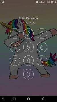 Unicorn password Lock Screen screenshot 2