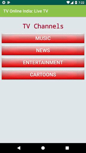 TV Online India: Live TV screenshot 1