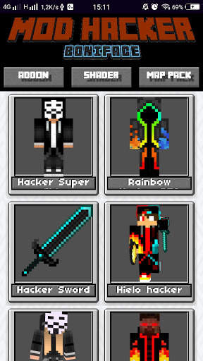 Mod Hacker Skin For Minecraft 2021 screenshot 6