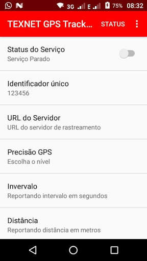 TEXNET GPS Tracker screenshot 1