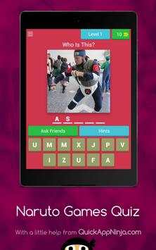 Naruto Games Quiz screenshot 12