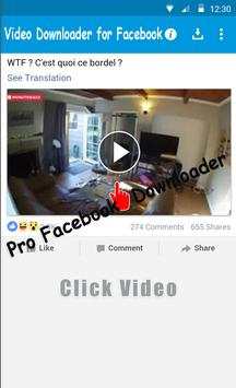 Pro Facebook Downloader screenshot 3