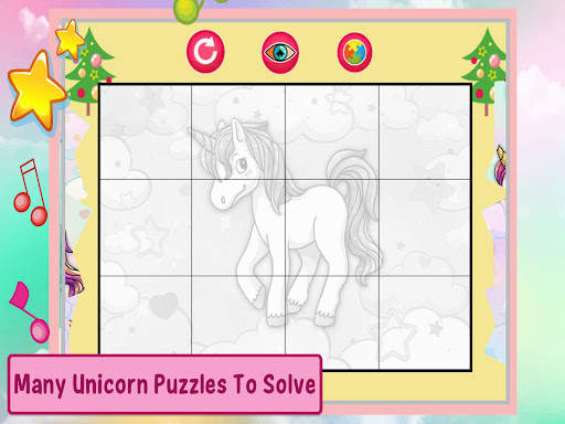 Unicorn Coloring Games Puzzle screenshot 16