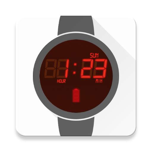 RedLed Digital Watch Face 1.0