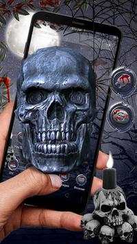3D Skull Parallax Launcher Theme ‎💀 screenshot 1