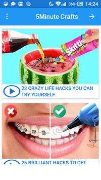 5-Minute Crafts screenshot 1