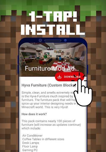 Furniture Mod Addon MCPE screenshot 1