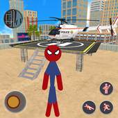 Spider Stickman Rescue City Gangstar Crime 1.0