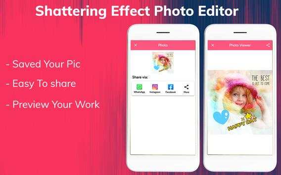 Shattering Effect - Photo Lab Editor screenshot 6