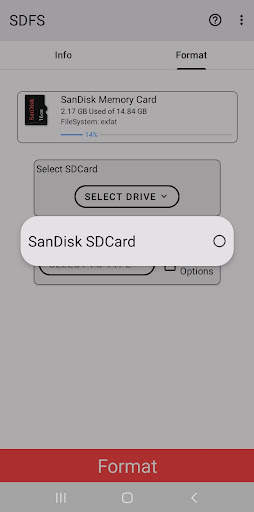 [root] SDFS - Format SDCard screenshot 3