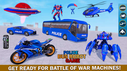 Bus Robot Car War - Robot Game screenshot 4
