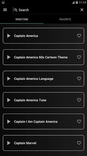 superhero ringtone screenshot 2