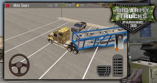 Big Army Trucks Parking 3D screenshot 11