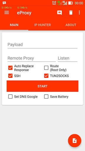 eProxy For Android screenshot 2