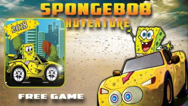 sponjbob hil car racing screenshot 1