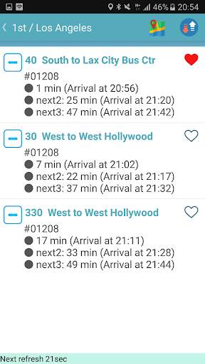 Los Angeles Bus Tracker screenshot 5