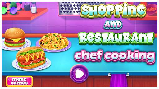 Shopping and Restaurant Chef Cooking - Kids Meal screenshot 1