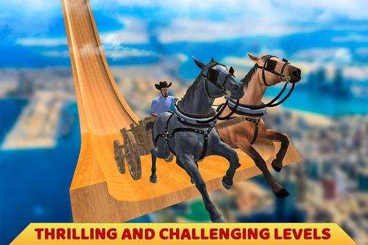 Mega Ramp Horse Cart Stunt Racing screenshot 2