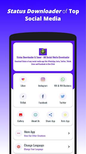 Status Downloader For Instagram WhatsApp Facebook screenshot 2