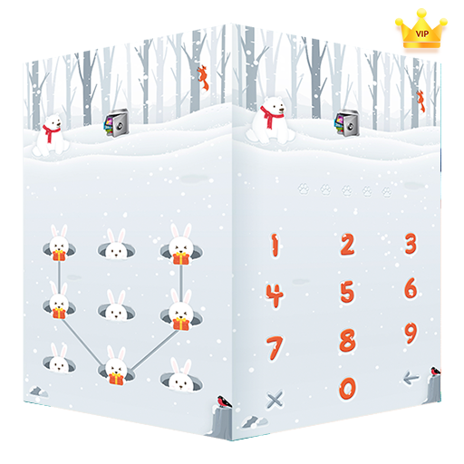 AppLock Live Theme Snow – Paid Theme आइकन