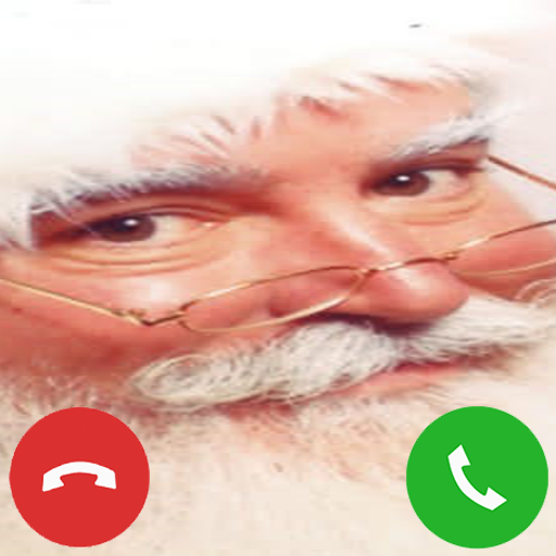 santa claus fake call icon