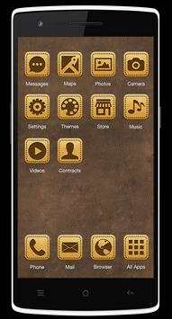Leather Theme for Be Launcher screenshot 1