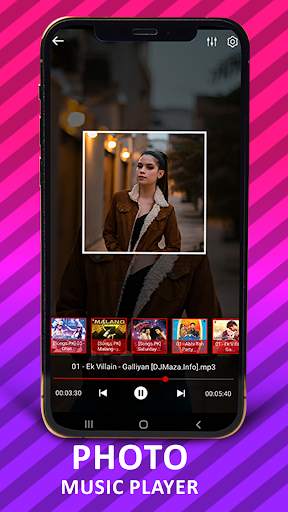 My Photo On Music Player screenshot 2