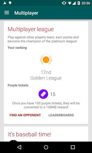 Baseball Legends Manager 2016 screenshot 7