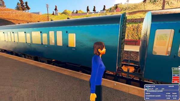 Indonesia Rail Simulator : 3D Train Driving sim screenshot 1