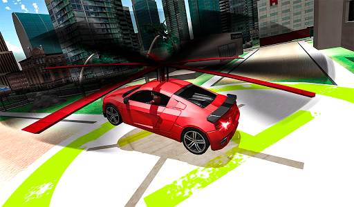 Flying Helicopter Car Taxi Game 2019 screenshot 4