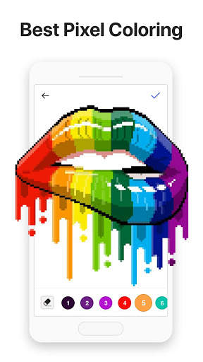 Bixel:  Paint by Number Coloring Book screenshot 1