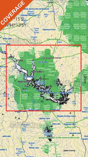 Sam Rayburn Gps Fishing Chart screenshot 8