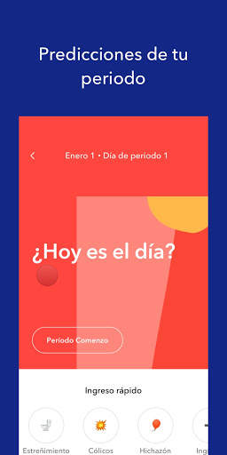 Spot On, monitor de periodo y  screenshot 2