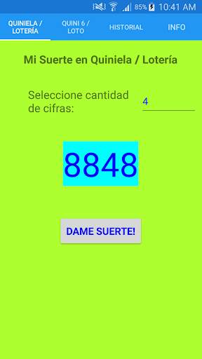 Números de la Suerte 1 تصوير الشاشة