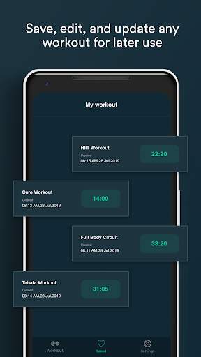 Workout Timer Custom Intervals screenshot 4