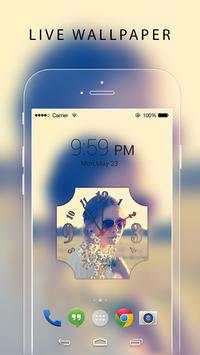Photo Clock Live wallpaper 4 تصوير الشاشة