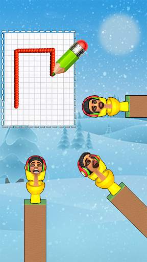 Draw To Smash : Toilet Puzzle скриншот 10