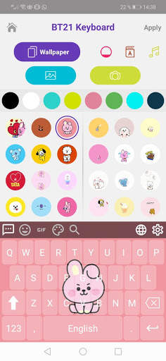 My Photo BT21 Keyboard screenshot 3