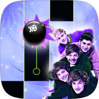 One direction piano bomb tiles icon