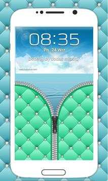 Diamond Zipper Lock Screen screenshot 4