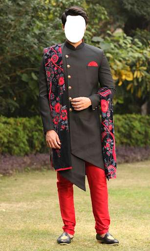 Men Sherwani Photo Suit 3 تصوير الشاشة