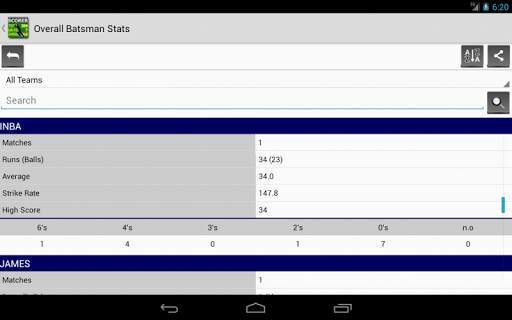 Best Cricket Scorer FREE screenshot 15