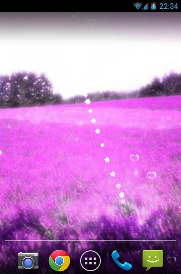 Lavender Live Wallpaper screenshot 2
