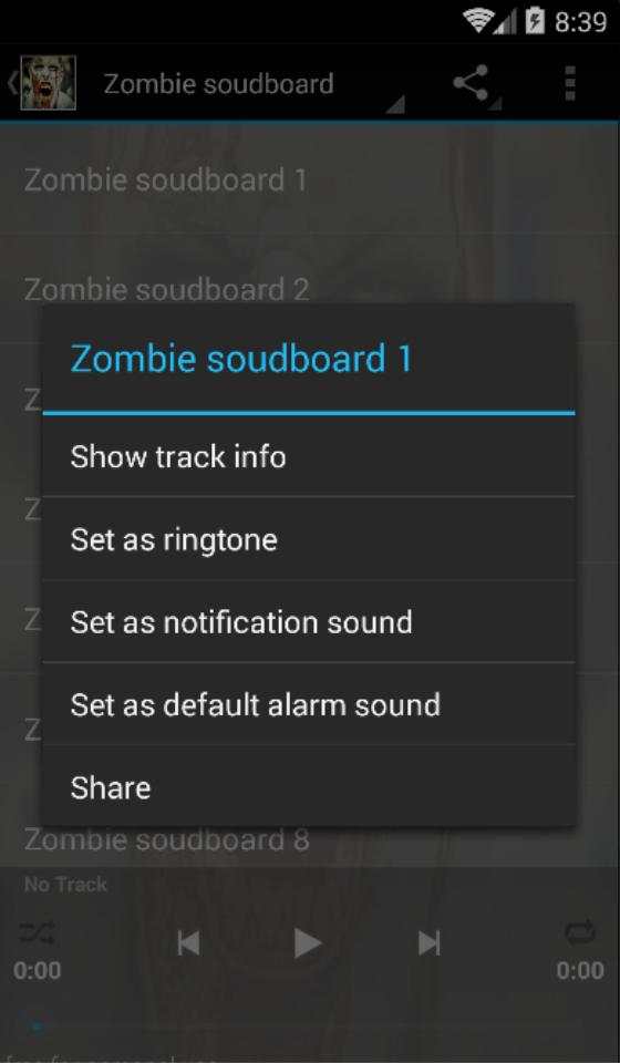 Zombie Sounds screenshot 2