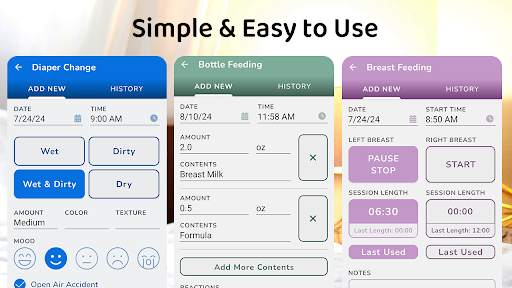 Baby & Breastfeeding Tracker screenshot 2